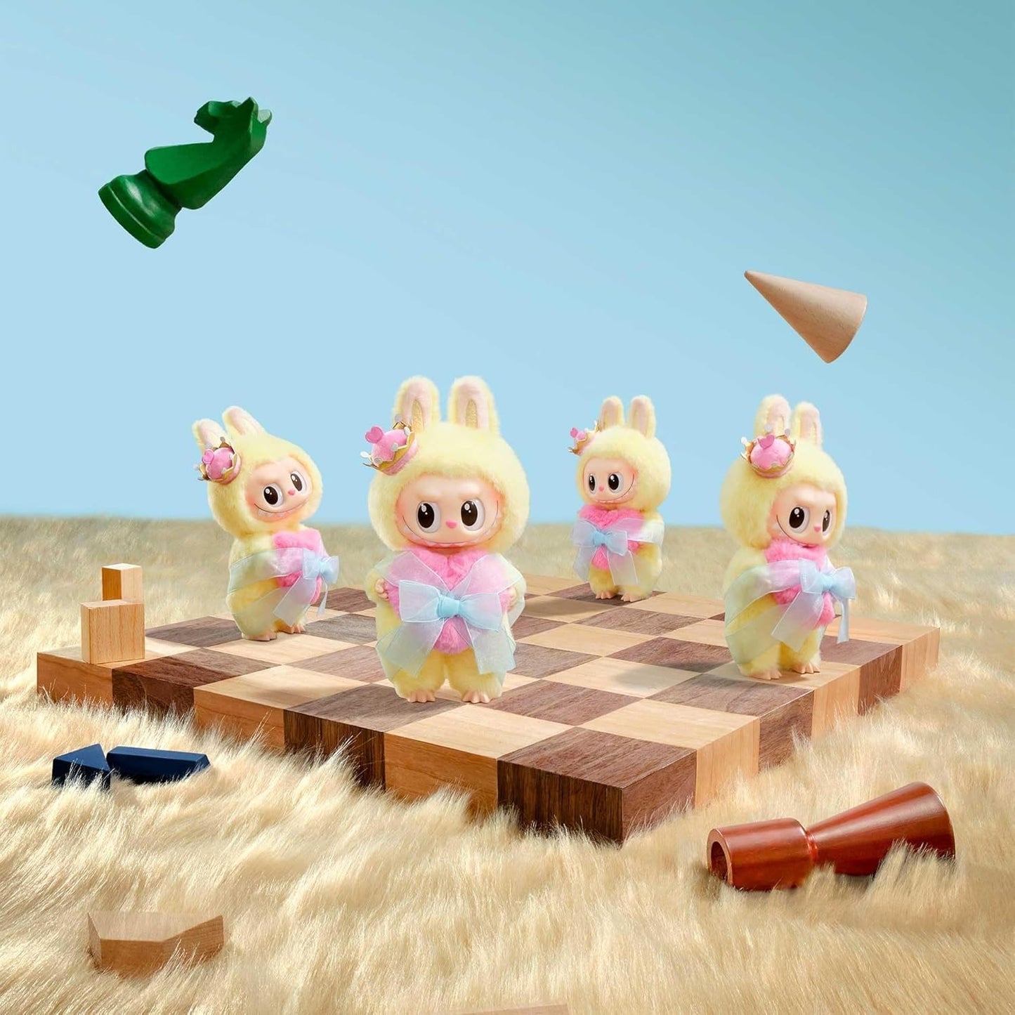 The Monsters Let's Checkmate Vinyl Plush Labubu 17cm