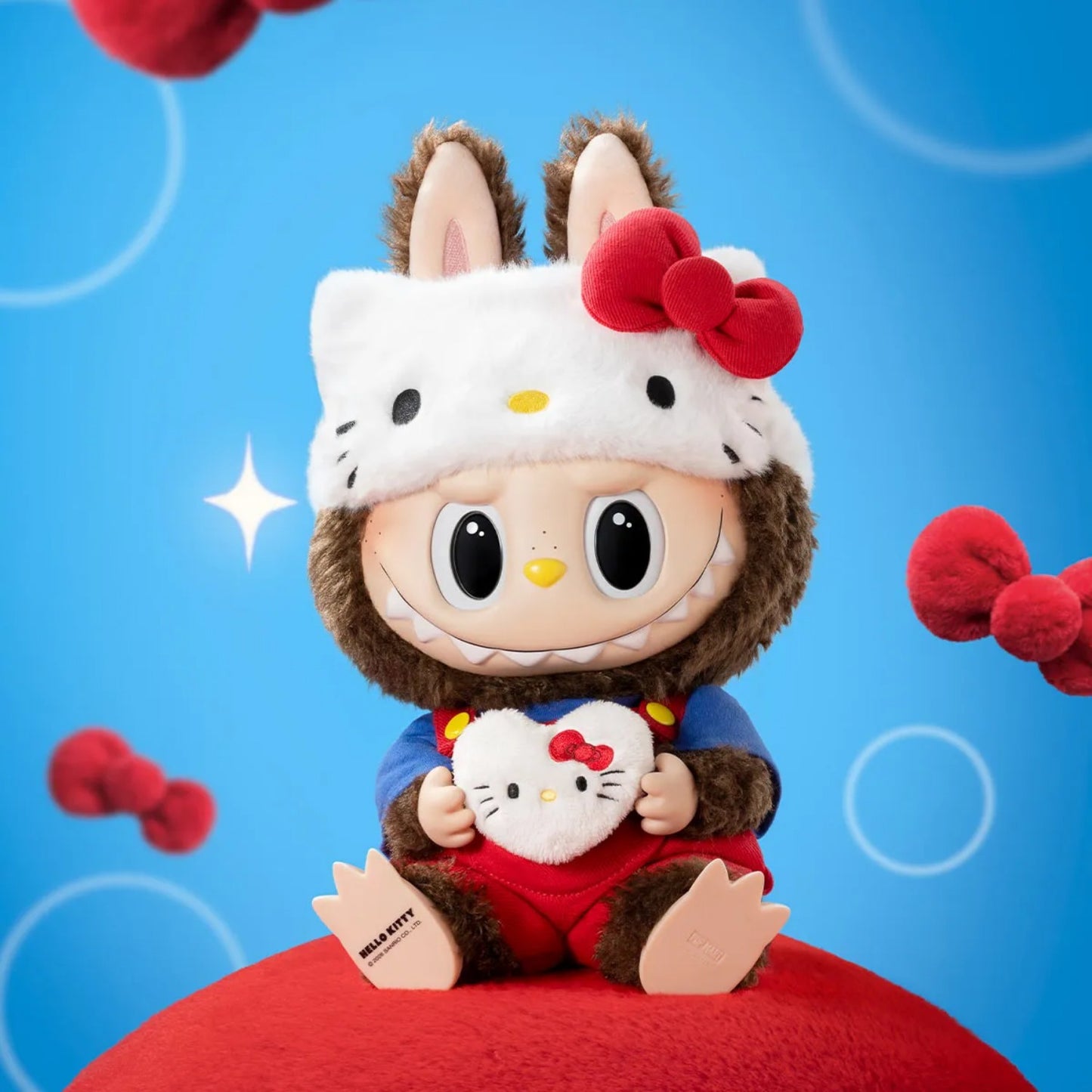 The Monsters Hello Kitty Vinyl Plush Labubu 14.96"