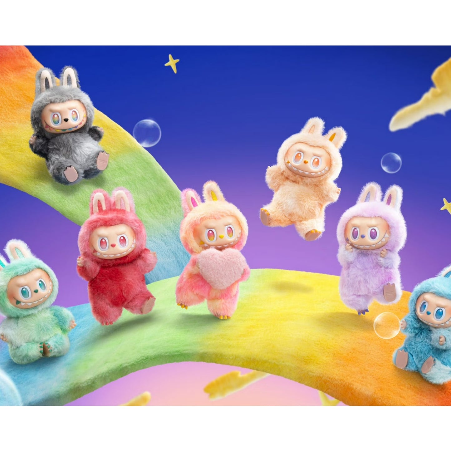 The Monsters Big Into Energy Secret ID Vinyl Plush Labubu
