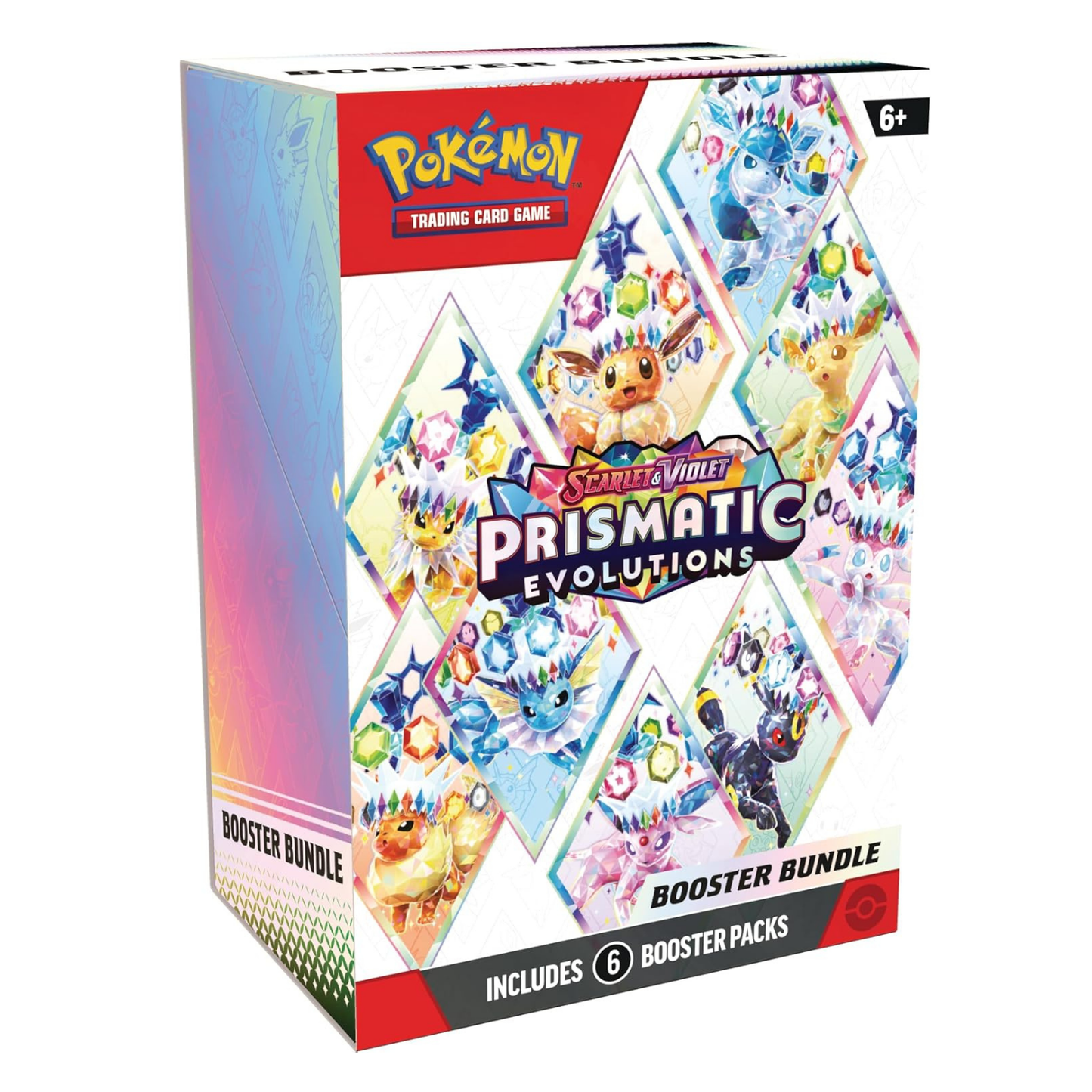Pokemon TCG Scarlet & Violet Prismatic Evolutions Booster Bundle 6 Booster Packs