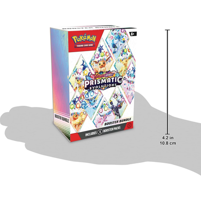 Pokemon TCG Scarlet & Violet Prismatic Evolutions Booster Bundle 6 Booster Packs