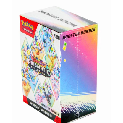 Pokemon TCG Scarlet & Violet Prismatic Evolutions Booster Bundle 6 Booster Packs