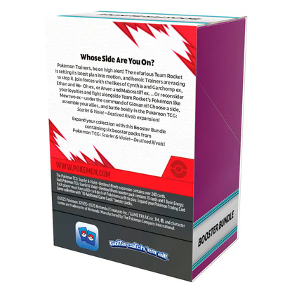 Pokémon TCG Scarlet & Violet Destined Rivals Booster Bundle 6 Pack