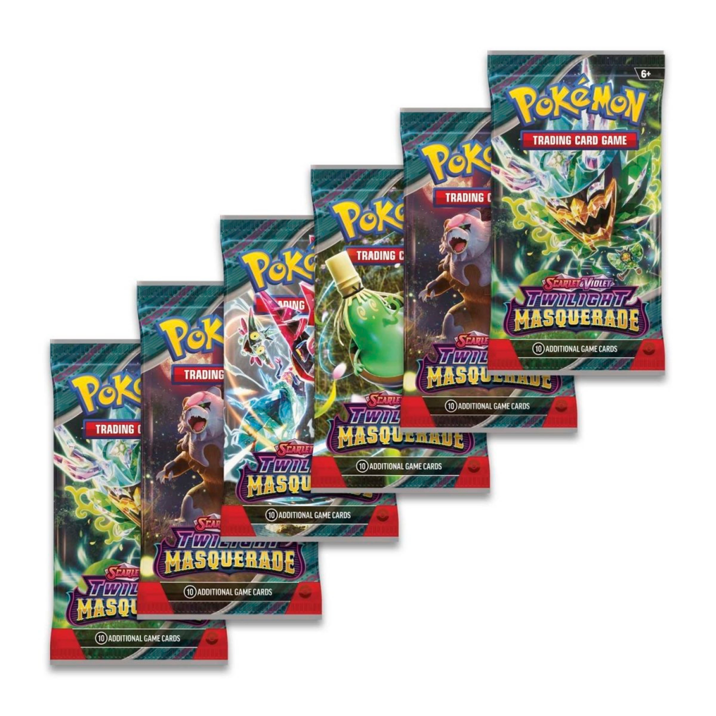 Pokémon TCG Scarlet & Violet Twilight Masquerade Booster Bundle 6Pack