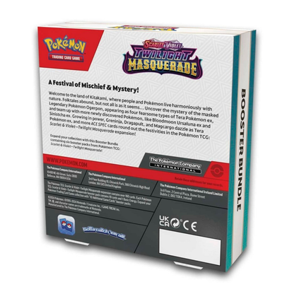 Pokémon TCG Scarlet & Violet Twilight Masquerade Booster Bundle 6Pack