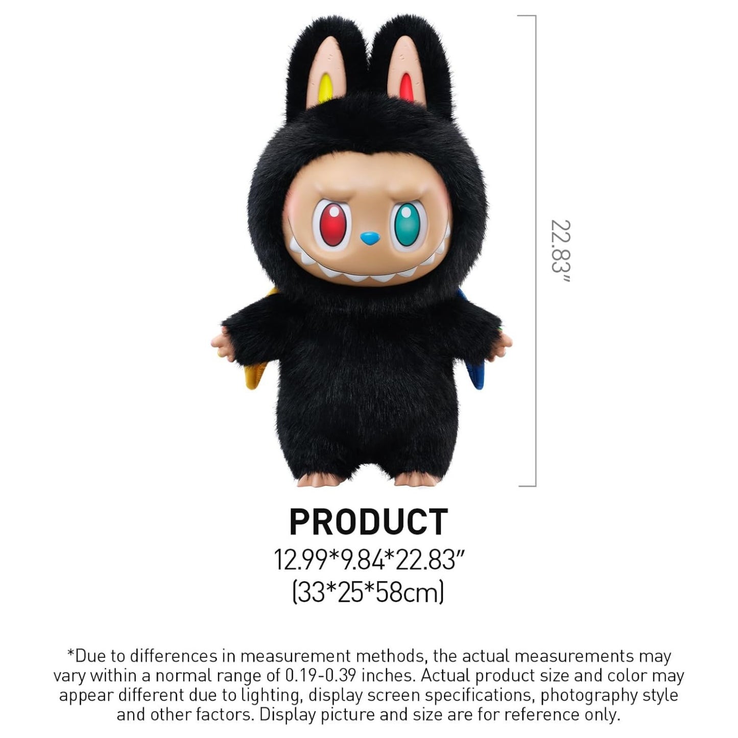 The Monsters 10th Anniversary ZIMOMO Vinyl Plush Labubu 22.83"
