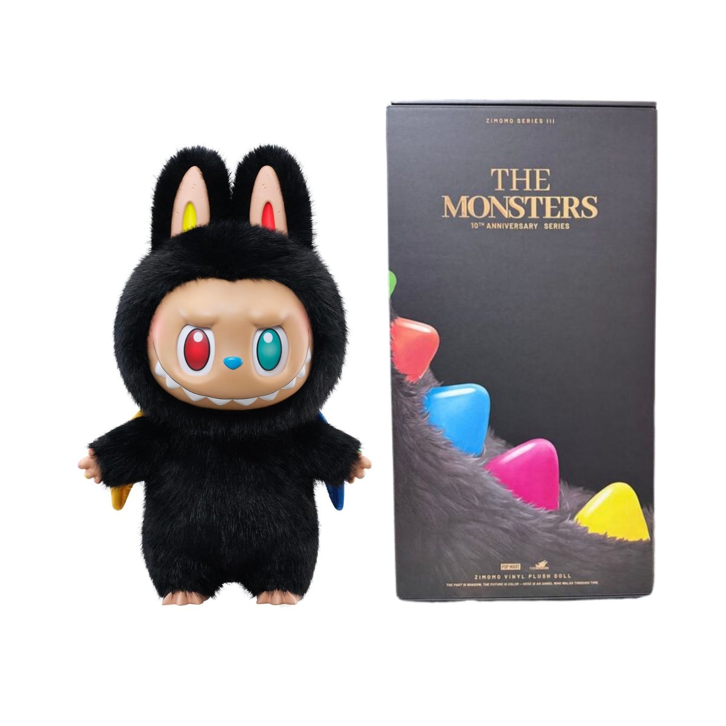 The Monsters 10th Anniversary ZIMOMO Vinyl Plush Labubu 22.83"