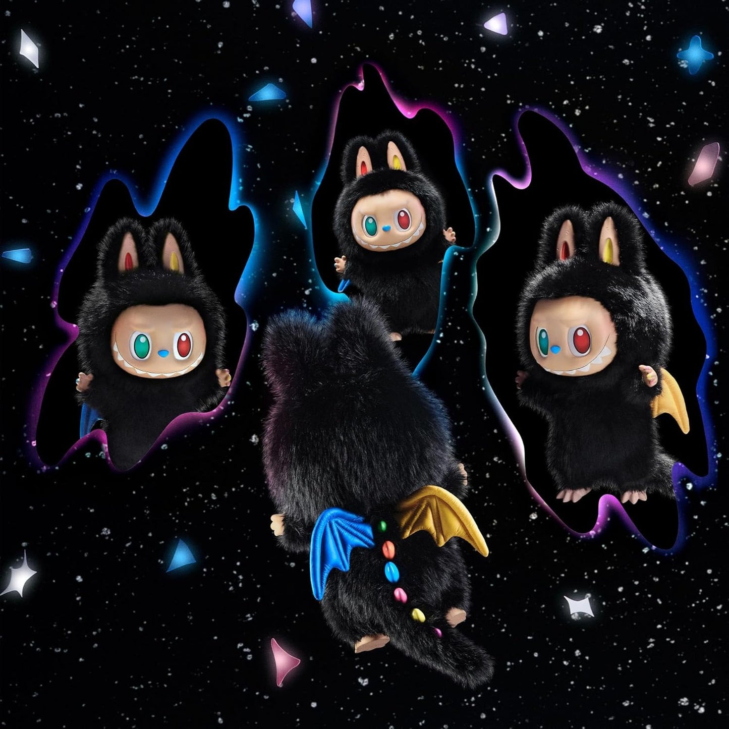 The Monsters 10th Anniversary ZIMOMO Vinyl Plush Labubu 22.83"
