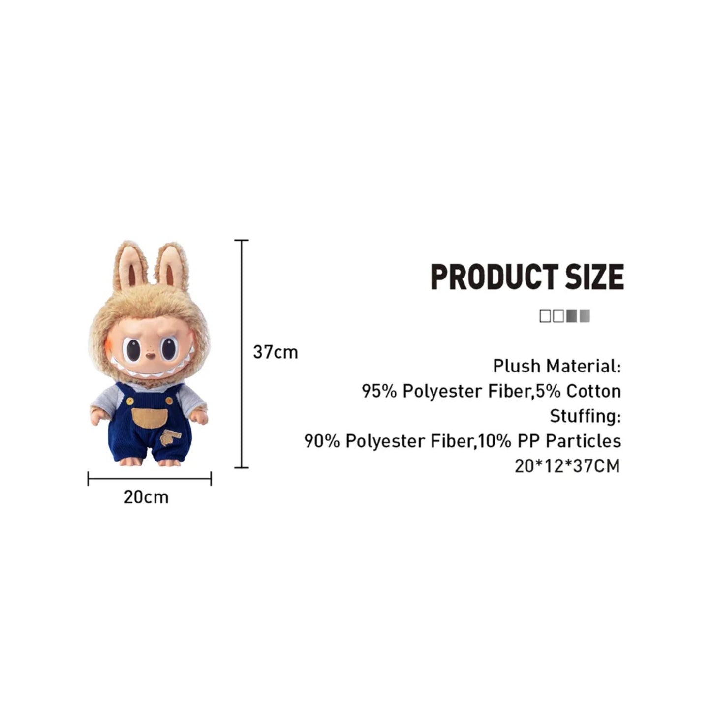 The Monsters Time To Chill Vinyl Plush Labubu 37cm