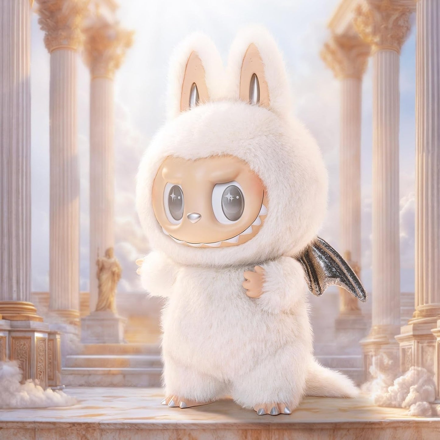 The Monsters Angel in Clouds Vinyl Plush Labubu 22.8"