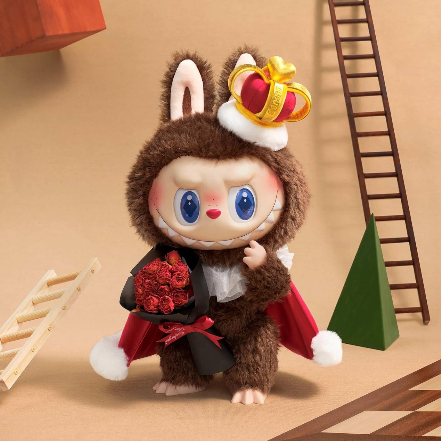 The Monsters Let's Checkmate Vinyl Plush Labubu 14.6"