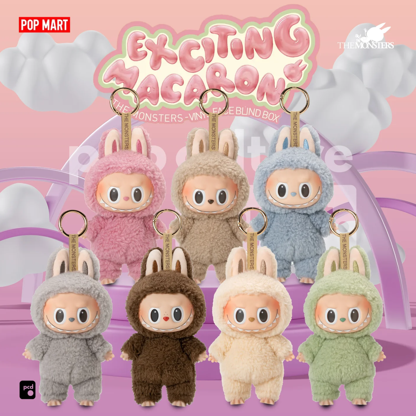 The Monsters Exciting Macarons Vinyl Face Blind Box Figures Pack of 6